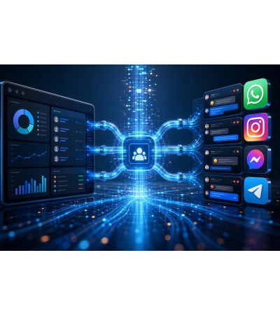 Интеграция CRM и API: AmoCRM, Bitrix24, мессенджеры, сервисы
