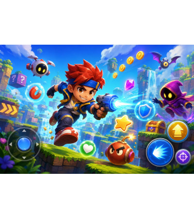 Прототип мобильной 3D-игры (демо)